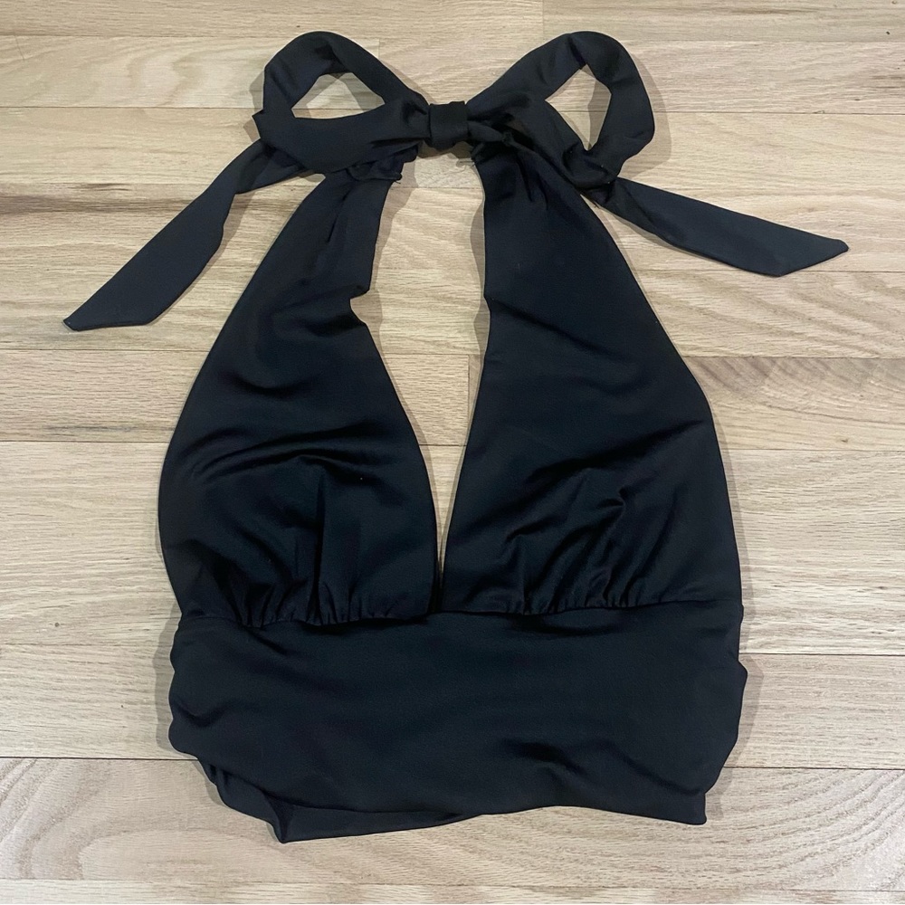 Black Halter Top